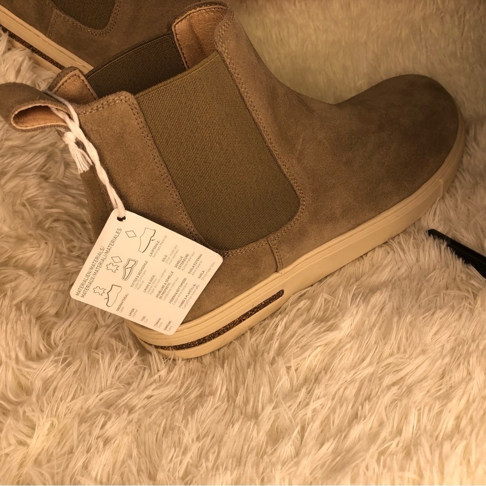 Birkenstock Beige Slip-On Footwear NWT size 37 6-6.5 - Picture 8 of 15